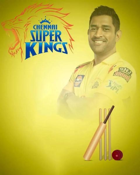 Dhoni IPL Editing Background Download Full HD