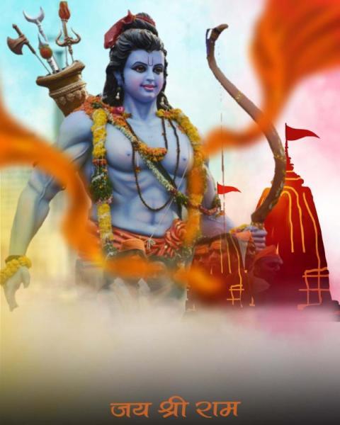 Picsart Ram Navami CB Editing Background HD New