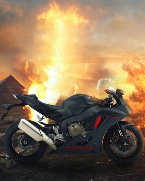 Honda Bike Viral Photo Editing CB PicsArt Background HD