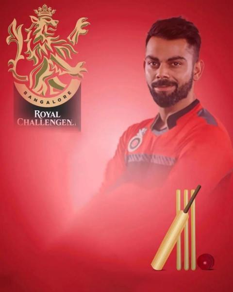 Virat Kohali IPL Editing Background Download Full HD