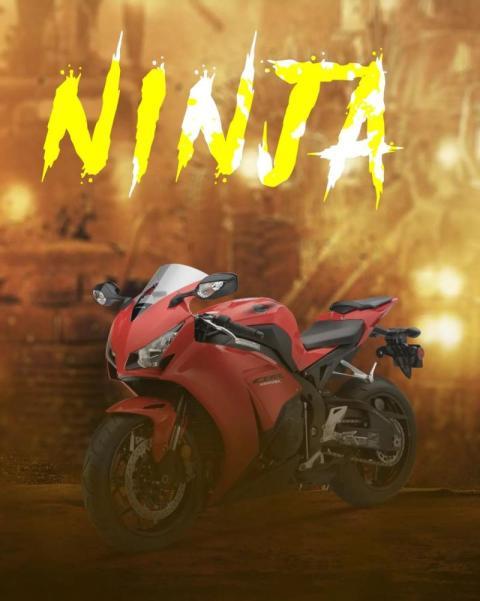 Ninja Bike PicsArt Editing Background HD For Photoshop