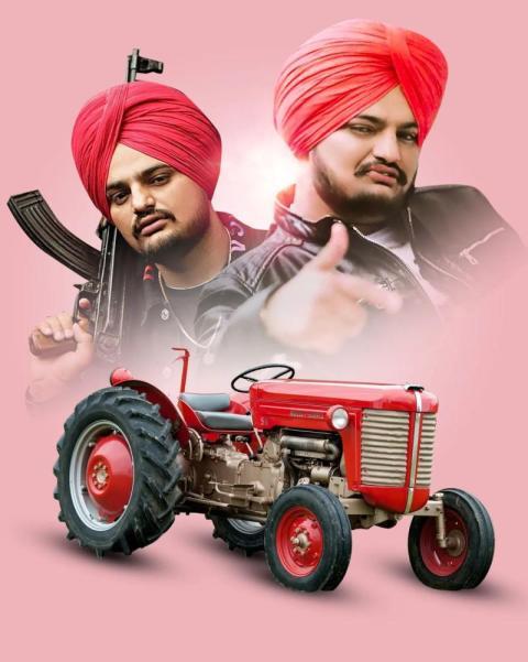 Sidhu Moosewala Tractor PicsArt Editing Background HD For Photoshop
