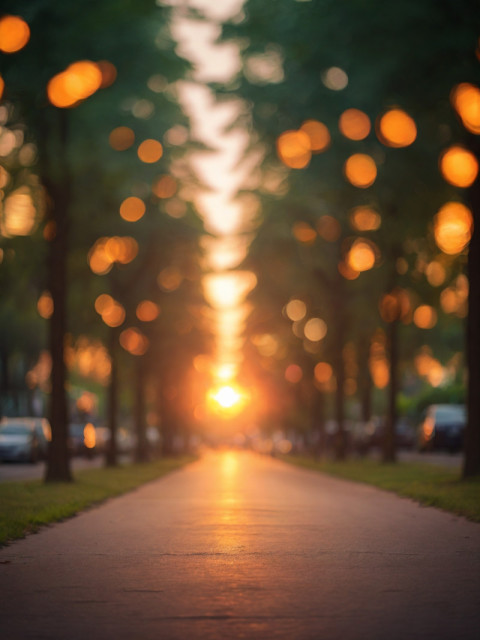 Blur Road Park Sunset Images Edit Background Pics CB Wallpapers