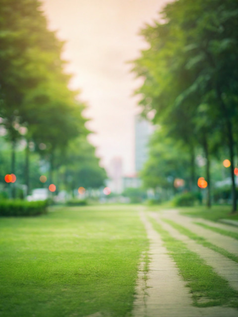 Nature Blur Road Park light Green Grass Background For CB Ediing Photos